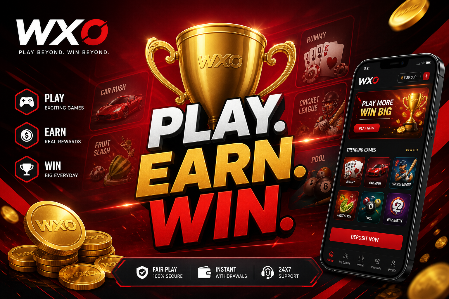 Play. Earn. Win.
